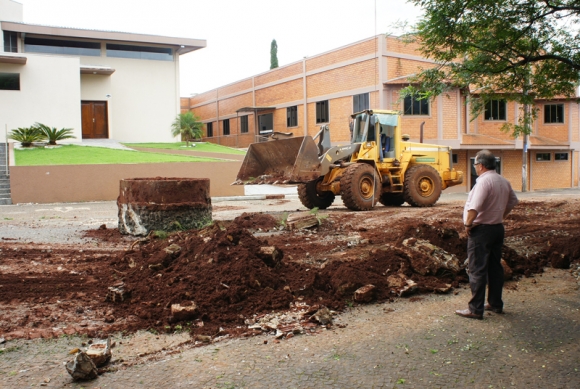 Obras na Praça
