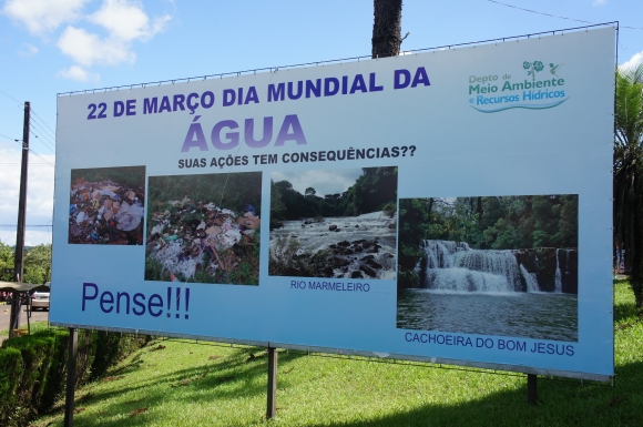 DIA MUNDIAL DA ÁGUA:  3 DIAS DE ATIVIDADES EM MARMELEIRO.