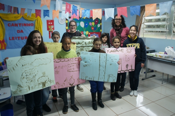ALUNOS SE DIVERTEM EM AÇÕES EDUCATIVAS DA SEMANA DE MEIO AMBIENTE