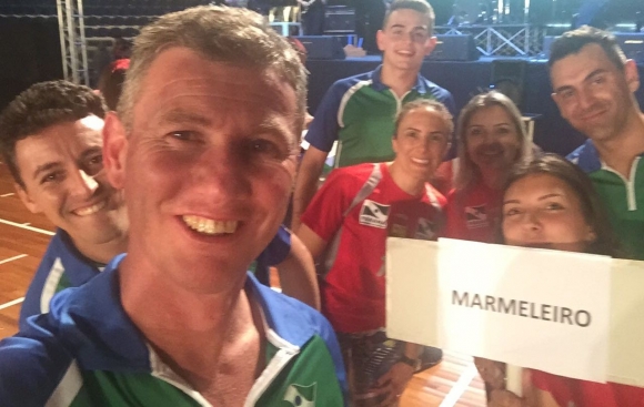 JOGOS ABERTOS DO PR : VOLEIBOL DE PRAIA DE MARMELEIRO COMPETINDO EM GRANDE ESTILO