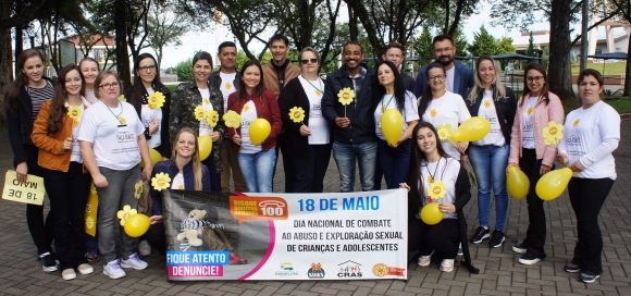 PASSEATA E PALESTRA SHOW MARCARAM AS AÇÕES DO DIA 18 DE MAIO 