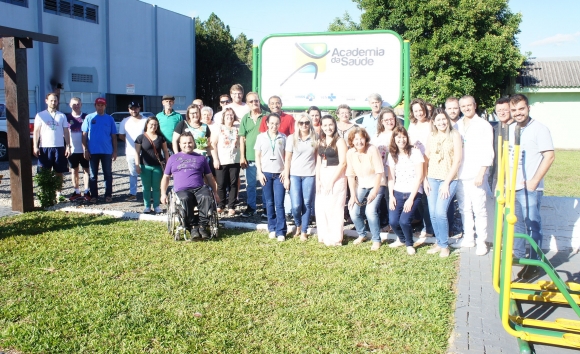 REINAUGURADA ACADEMIA AO AR LIVRE NO SANTA RITA 