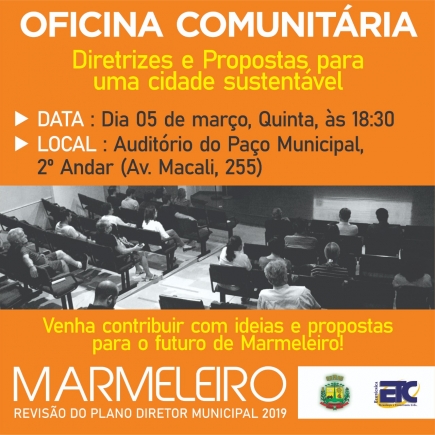OFICINA COMUNITÁRIA COM MORADORES DA CIDADE