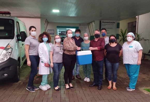 Marmeleiro Recebe as primeiras doses da Vacina do Covid-19