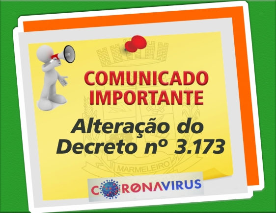 ALTERADO DECRETO DAS MEDIDAS DE ENFRENTAMENTO DA COVID-19