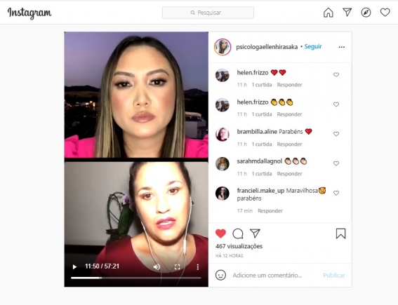 Sobre a LIVE do Dia da Mulher em 8 de Março