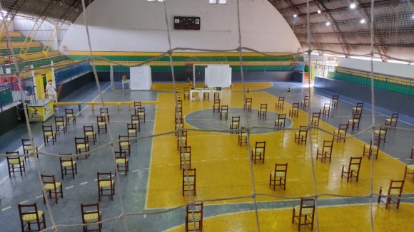 Ginásio de Esportes Volnei Pires será usado para Vacinação