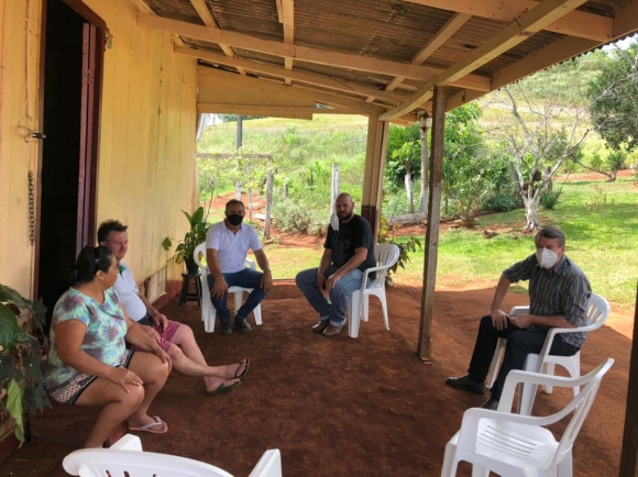 Prefeito Paulo Pilati e equipe da Administração visitaram o interior