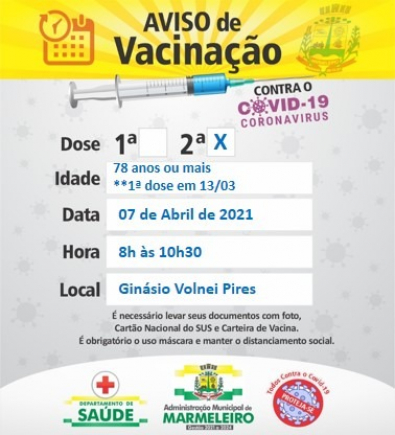 Vacinação de 2ª Dose