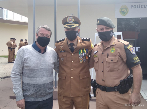 Prefeito participa da Passagem do 21º Batalhão de Policia Militar