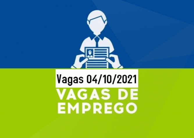 Vagas de empregos disponíveis