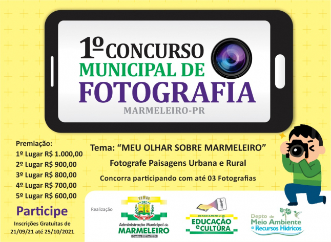 Faltam 10 dias para encerrar as inscrições do concurso de fotografia 