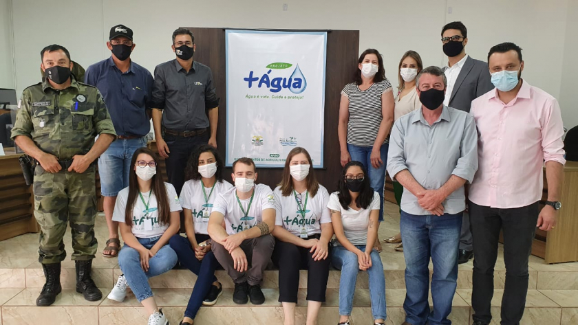 Lançamento do projeto de proteção de nascente +Água