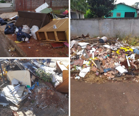 ALTERAÇÃO NA COLETA DE ENTULHO E VOLUMOSOS NO CENTRO, SANTA RITA, PERIN E BANDEIRA II