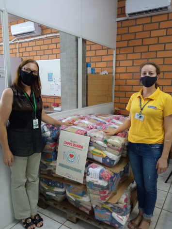 Departamento de Assistência Social recebeu 42 kits de alimentos