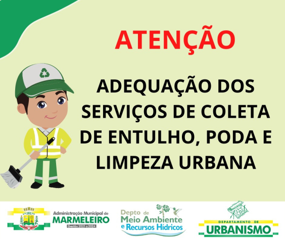 MUDANÇA DE SERVIÇOS PARA O DEPARTAMENTO DE URBANISMO