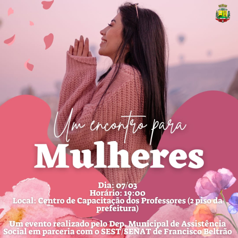 Um convite especial para você mulher 
