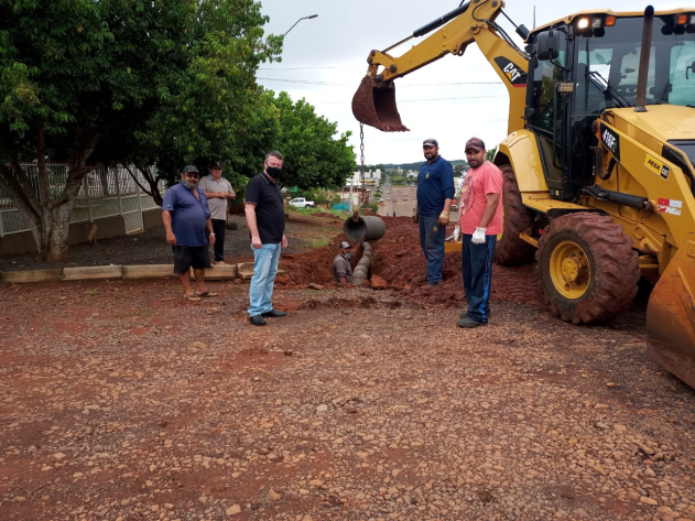 Obras de Tubulação Pluvial 