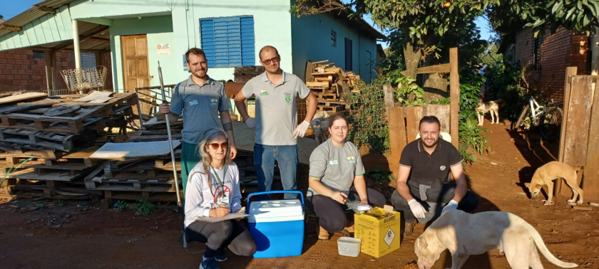 Administração Municipal de Marmeleiro realiza Vacinação Antirrábica no Bairro Vila Roma