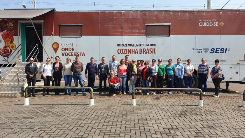 Começaram as aulas do Curso de Panificação na Carreta do Conhecimento