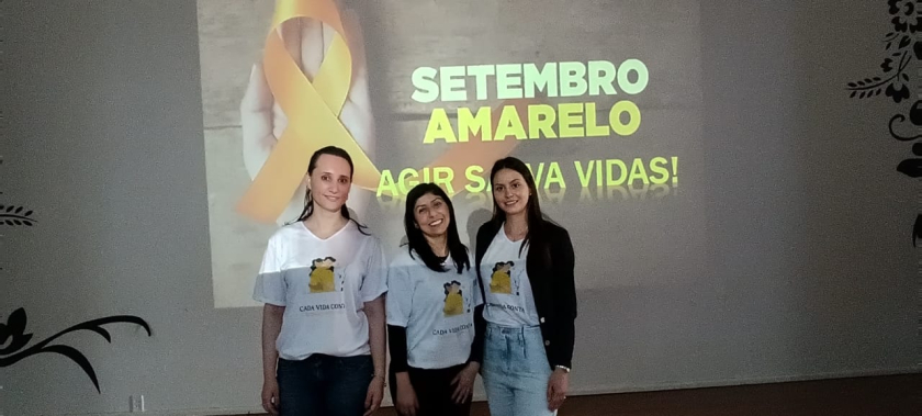 Marmeleiro realiza ação do Setembro Amarelo para prevenção do suicídio