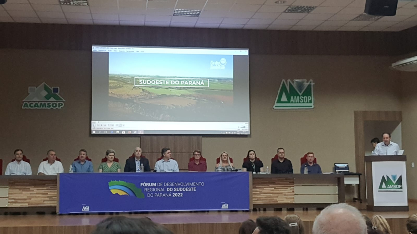 Prefeito Paulo Participa do 1º Fórum de Desenvolvimento Regional do Sudoeste do Paraná