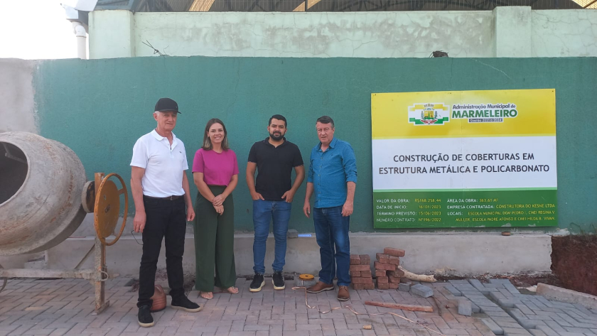 Obras na Escola Dom Pedro I