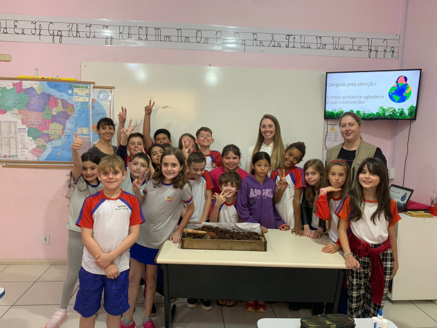 Palestras sobre o Perigo das Queimadas para as Escolas do Município.