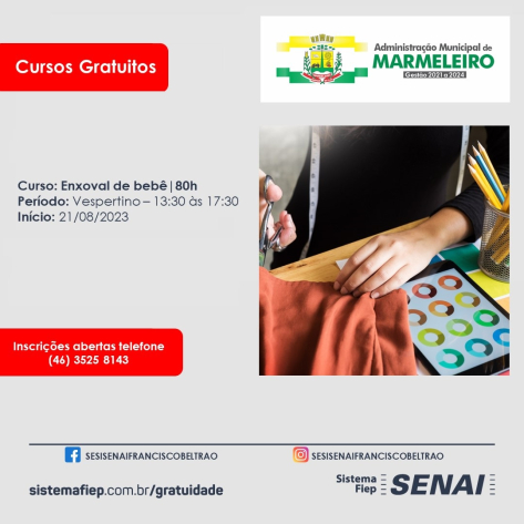 Novo Curso na Sala Móvel de Confecção