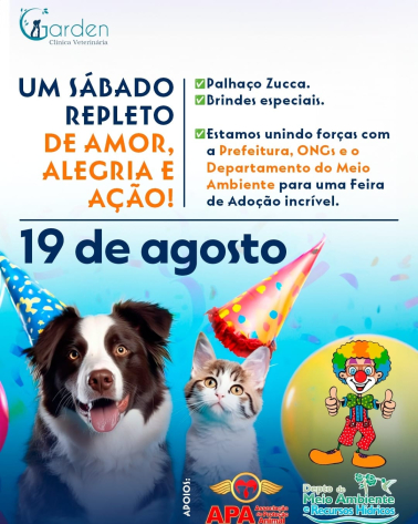 Departamento de Meio Ambiente organiza Grande Evento em prol dos Animais