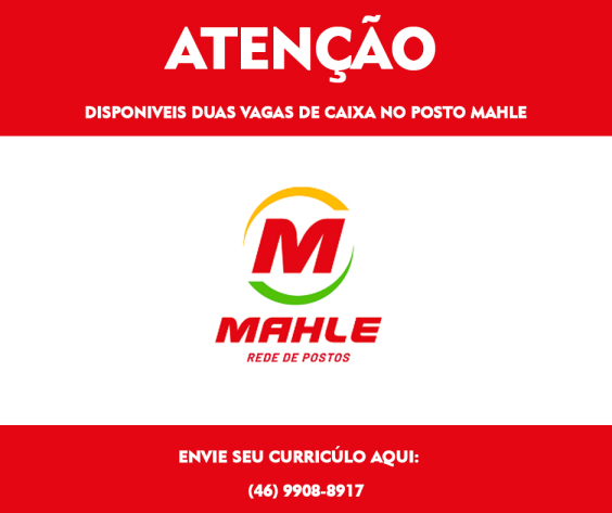 Vagas de Caixa no Posto Mahle