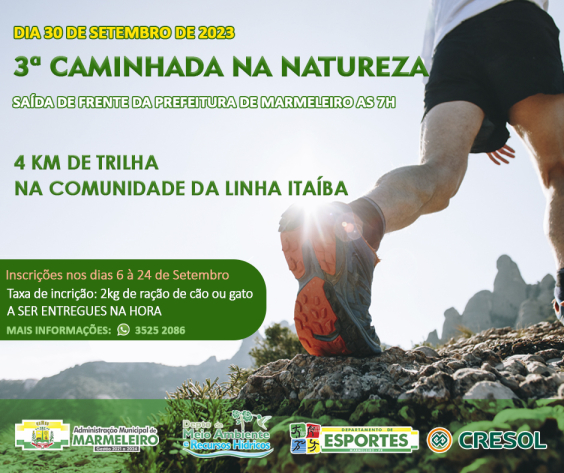 3° Caminhada na Natureza