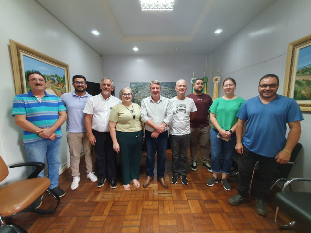 Prefeito recebeu Coordenador de Projetos da Itaipu