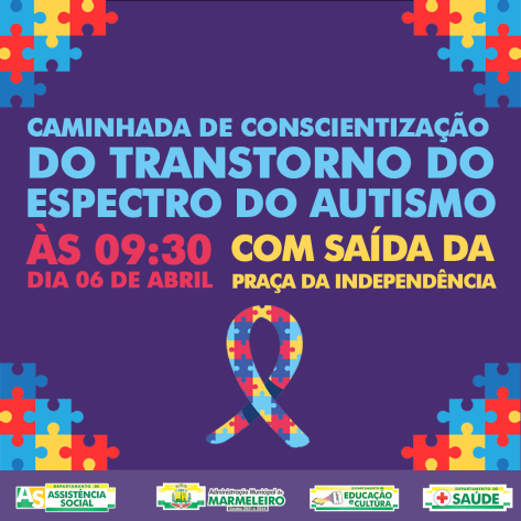 Caminhada de Conscientização do Transtorno do Espectro do Autismo