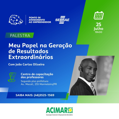 Palestra “Meu Papel na Geração de Resultados Extraordinarios”