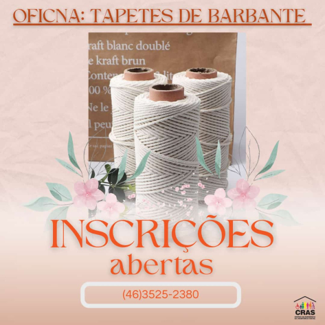 Oficina de Confecção de Tapetes de Barbante 