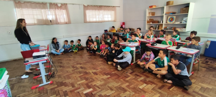 Palestras sobre Compostagem nas Escolas do Município